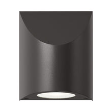 Load image into Gallery viewer, Shear Outdoor LED Wall Light in Textured Bronze/Large.