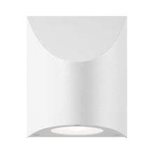 Load image into Gallery viewer, Shear Outdoor LED Wall Light in Textured White/Large.