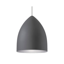 Load image into Gallery viewer, Signal Grande Pendant Light in Gray / Platinum/Incandescent.
