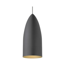 Load image into Gallery viewer, Signal Pendant Light in Rubberized Gray/Gold.
