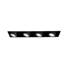 Load image into Gallery viewer, Silo Multiples 4 Light LED Recessed Trim in White/Black (Trimless).