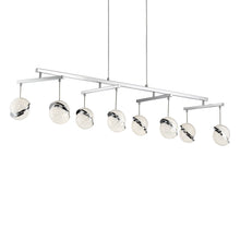 Load image into Gallery viewer, Silver Slice LED Island Light Additional image.