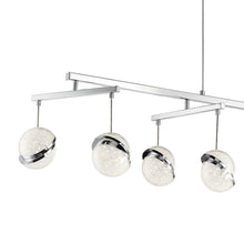 Load image into Gallery viewer, Silver Slice LED Island Light Additional image.