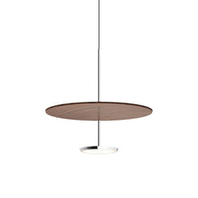 Load image into Gallery viewer, Sky Dome LED Pendant Light in Walnut (Small).