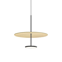 Load image into Gallery viewer, Sky Dome LED Pendant Light in Matte Black White Oak (Small).