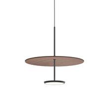 Load image into Gallery viewer, Sky Dome LED Pendant Light in Matte Black Walnut (Small).
