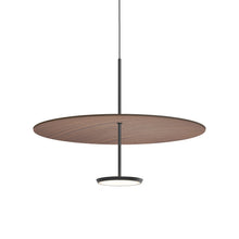 Load image into Gallery viewer, Sky Dome LED Pendant Light in Matte Black Walnut (Medium).