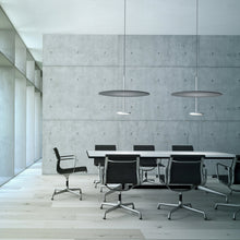 Load image into Gallery viewer, Sky Sound LED Pendant Light in office.