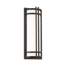 Load image into Gallery viewer, Skyscraper Outdoor LED Wall Light in Medium/Bronze.