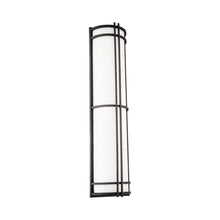 Load image into Gallery viewer, Skyscraper Outdoor LED Wall Light in X-Large/Black.