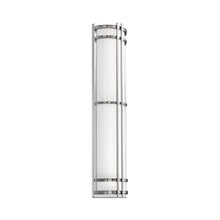 Load image into Gallery viewer, Skyscraper Outdoor LED Wall Light in X-Large/Stainless Steel.