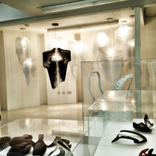 Load image into Gallery viewer, Aria LED Chandelier in exhibition.