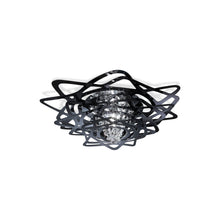 Load image into Gallery viewer, Aurora Fush Mount LED Ceiling Light in Black (Mini).