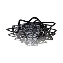 Load image into Gallery viewer, Aurora Fush Mount LED Ceiling Light in Black (Large).