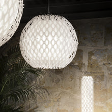 Load image into Gallery viewer, Charlotte Globe LED Pendant Light in Detail.