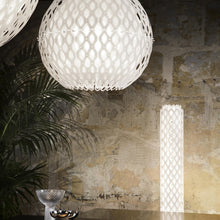 Load image into Gallery viewer, Charlotte LED Floor Lamp in exhibition.