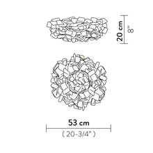 Load image into Gallery viewer, Clizia LED Ceiling / Wall Light - line drawing.