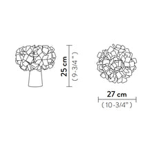 Load image into Gallery viewer, Clizia LED Battery Table Lamp - line drawing.