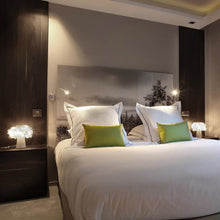 Load image into Gallery viewer, Clizia LED Table Lamp in bedroom.