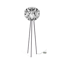 Load image into Gallery viewer, Flora LED Floor Lamp in Silver.