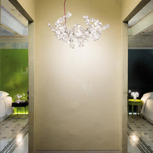 Load image into Gallery viewer, Hanami LED Linear Suspension Light in living room.