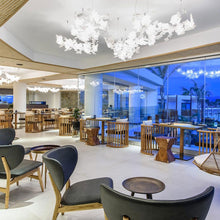 Load image into Gallery viewer, Hanami LED Linear Suspension Light in restaurant.
