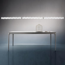 Load image into Gallery viewer, Hugo 24V Architectural LED Linear Suspension Light in dining room.