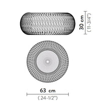 Load image into Gallery viewer, Kalatos LED Flush Mount Ceiling Light - line drawing.
