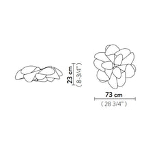 Load image into Gallery viewer, La Belle Étoile LED Ceiling / Wall Light - line drawing.