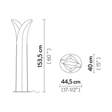 Load image into Gallery viewer, Las Palmas LED Floor Lamp - line drawing.