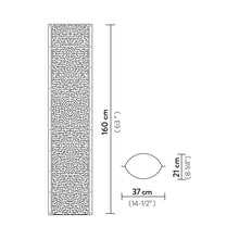 Load image into Gallery viewer, The Lighting Archives LED Floor Lamp - line drawing.