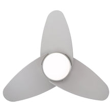 Load image into Gallery viewer, Slant LED Ceiling Fan in Detail.