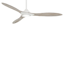 Load image into Gallery viewer, Sleek LED Ceiling Fan in Flat White.