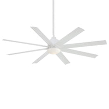 Load image into Gallery viewer, Slipstream Outdoor LED Ceiling Fan in Flat White.
