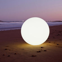 Load image into Gallery viewer, Ball Bluetooth Outdoor LED Lamp in Outside Area.
