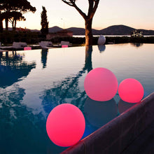 Load image into Gallery viewer, Ball Bluetooth Outdoor LED Lamp in Outside Area.