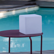 Load image into Gallery viewer, Dice Bluetooth Outdoor LED Lamp in Outside Area.