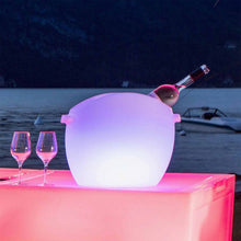 Load image into Gallery viewer, Fresh Bluetooth LED Champagne Cooler in Large.