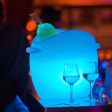 Load image into Gallery viewer, Fresh Bluetooth LED Champagne Cooler in Detail.