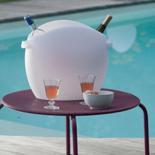 Load image into Gallery viewer, Fresh Bluetooth LED Champagne Cooler in Outside Area.