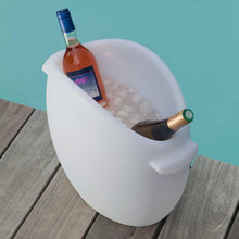 Load image into Gallery viewer, Fresh Bluetooth LED Champagne Cooler in Detail.