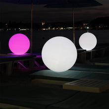 Load image into Gallery viewer, Globe Bluetooth Outdoor LED Lamp in Outside Area.