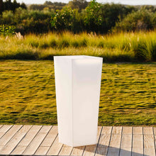 Load image into Gallery viewer, Rumba Bluetooth Outdoor LED Planter in Medium.