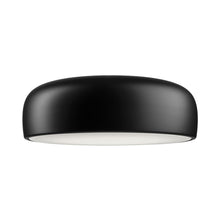 Load image into Gallery viewer, Smithfield C LED Flush Mount Ceiling Light in Black.