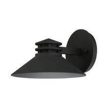 Load image into Gallery viewer, Sodor Outdoor LED Wall Light in Black/Small.