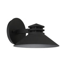 Load image into Gallery viewer, Sodor Outdoor LED Wall Light in Black/Small.