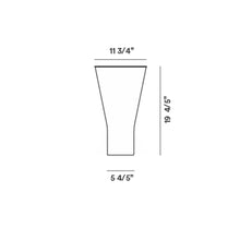 Load image into Gallery viewer, Soffio LED Table Lamp - line drawing.