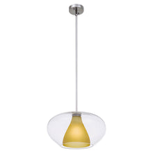 Load image into Gallery viewer, Soft Pendant Light in Chrome.