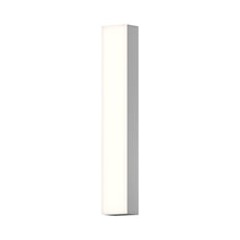 Load image into Gallery viewer, Solid Glass LED Bath Vanity Light in Satin Nickel/Small.