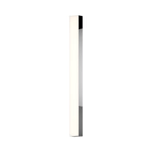 Load image into Gallery viewer, Solid Glass LED Bath Vanity Light in Polished Chrome/Large.
